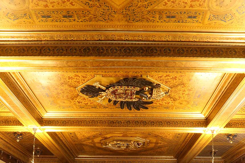 Herrensaal Ceiling Palais Niederoesterreich