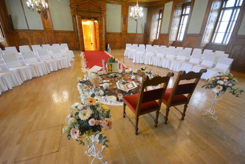 Rittersaal Wedding Ceremony Palais Niederoesterreich
