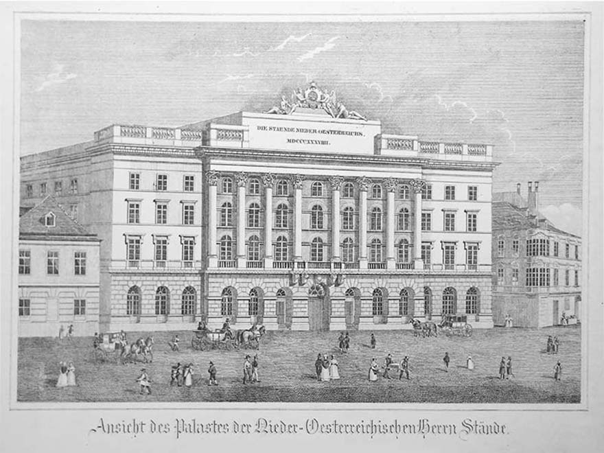 Historische Aufnahme Palais Niederösterreich